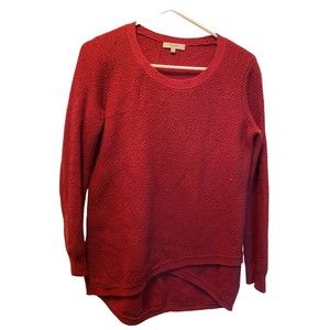 Nice MADEWELL Red Unique Retro Crew Neck Sweater Women’s XS BEAUTIFUL